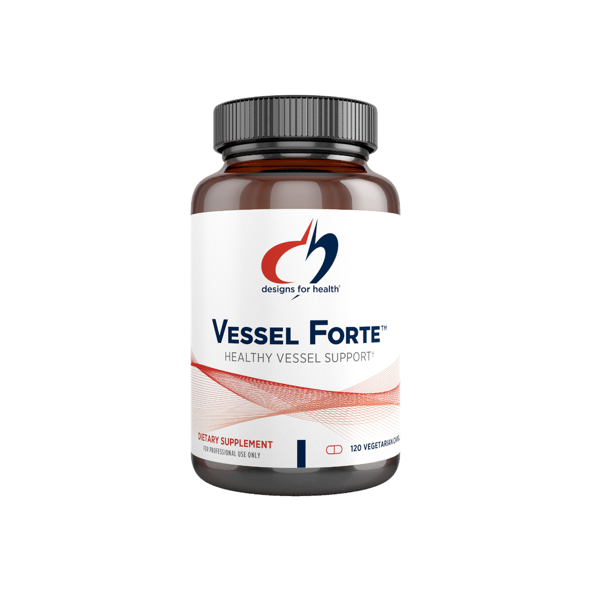 A supplement container of Vessel Forte™ by Designs for Health - USA