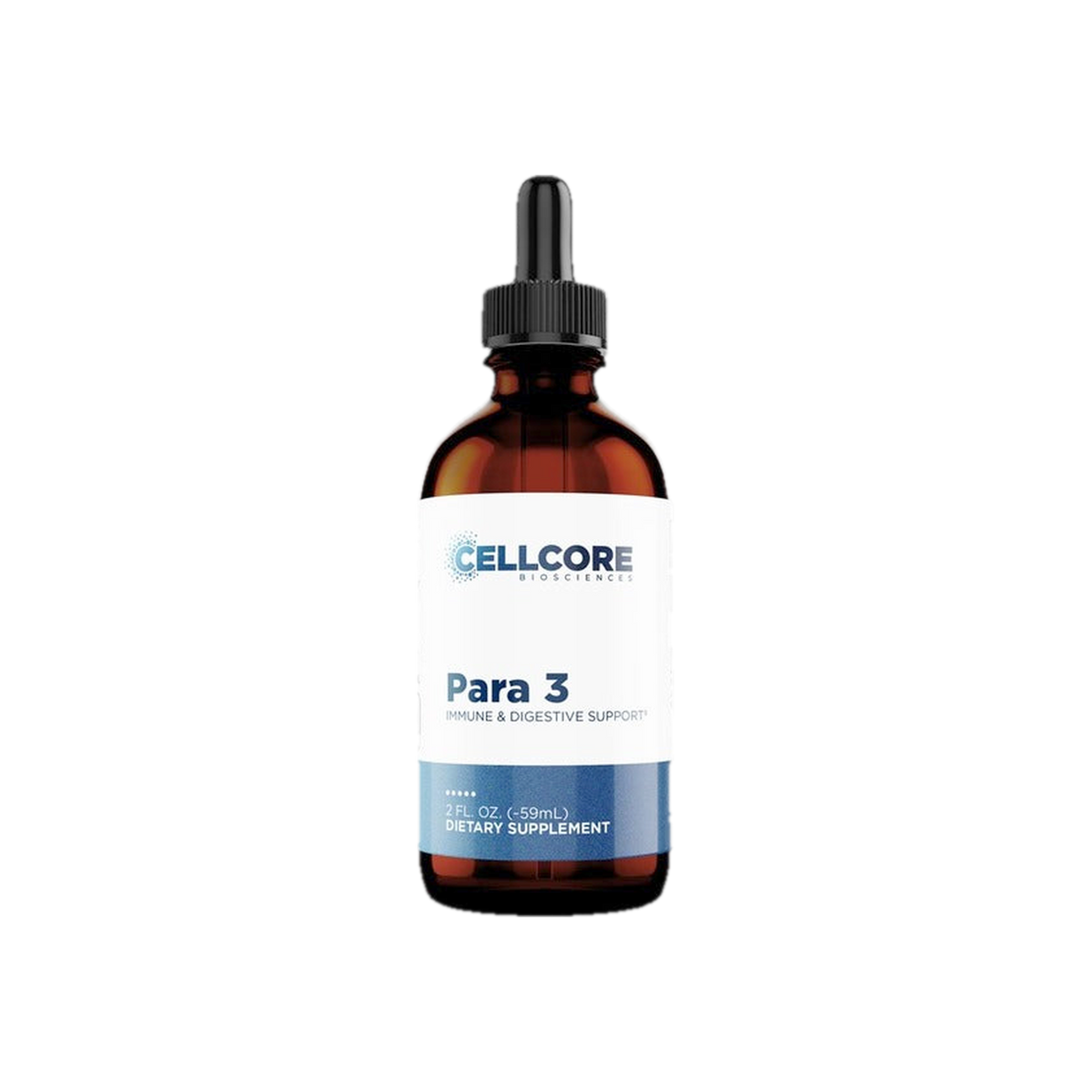 A supplement container of Para 3 59ml by Cellcore