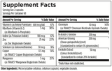 The list of ingredient including Vitamin A, Retinly Palmitate, Riboflavin, Vitamin b2, Iodine, Potassium iodide, Zinc, Zinc bisglycinate, Selenium, Selenomethionine, Copper, Copper Bisglycinate, Manganese bisglycinate, Chromium glycinate, N-Acetly-L-Tyrosine, American Ginseng, Panax quinquefollius, forskolin extract, coleus forskohlii, microcrystalline cellulose, cellulose(capsule), vegetable sterate