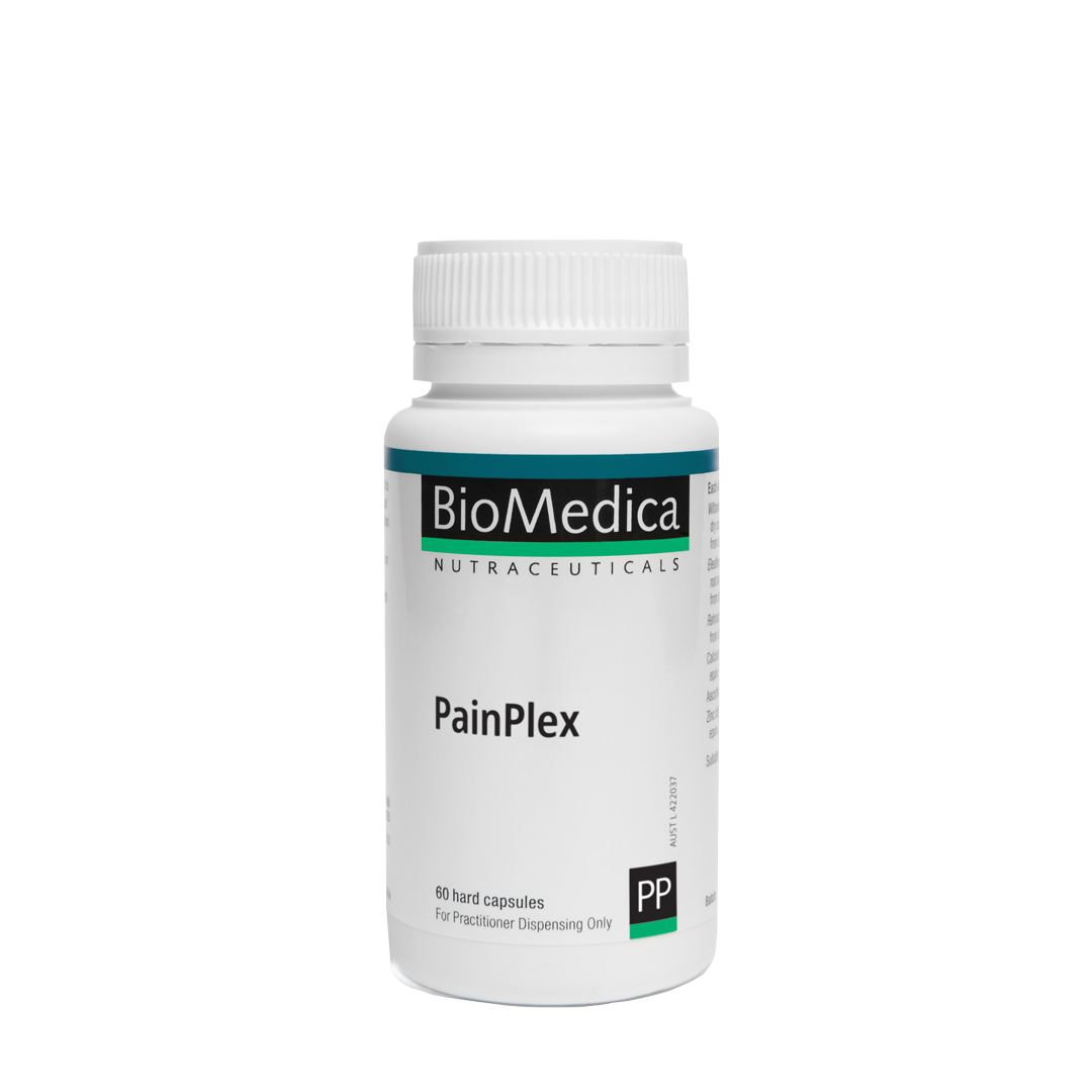 A supplement container of PainPlex by Bio-Medica