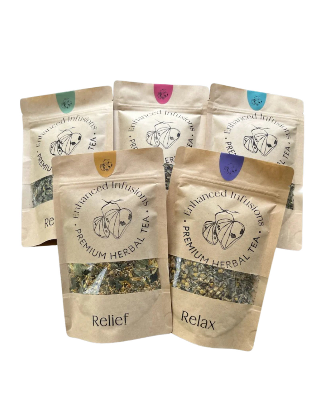 A supplement container of Herbal Tea Gift Pack by Enhanced Wellbeing