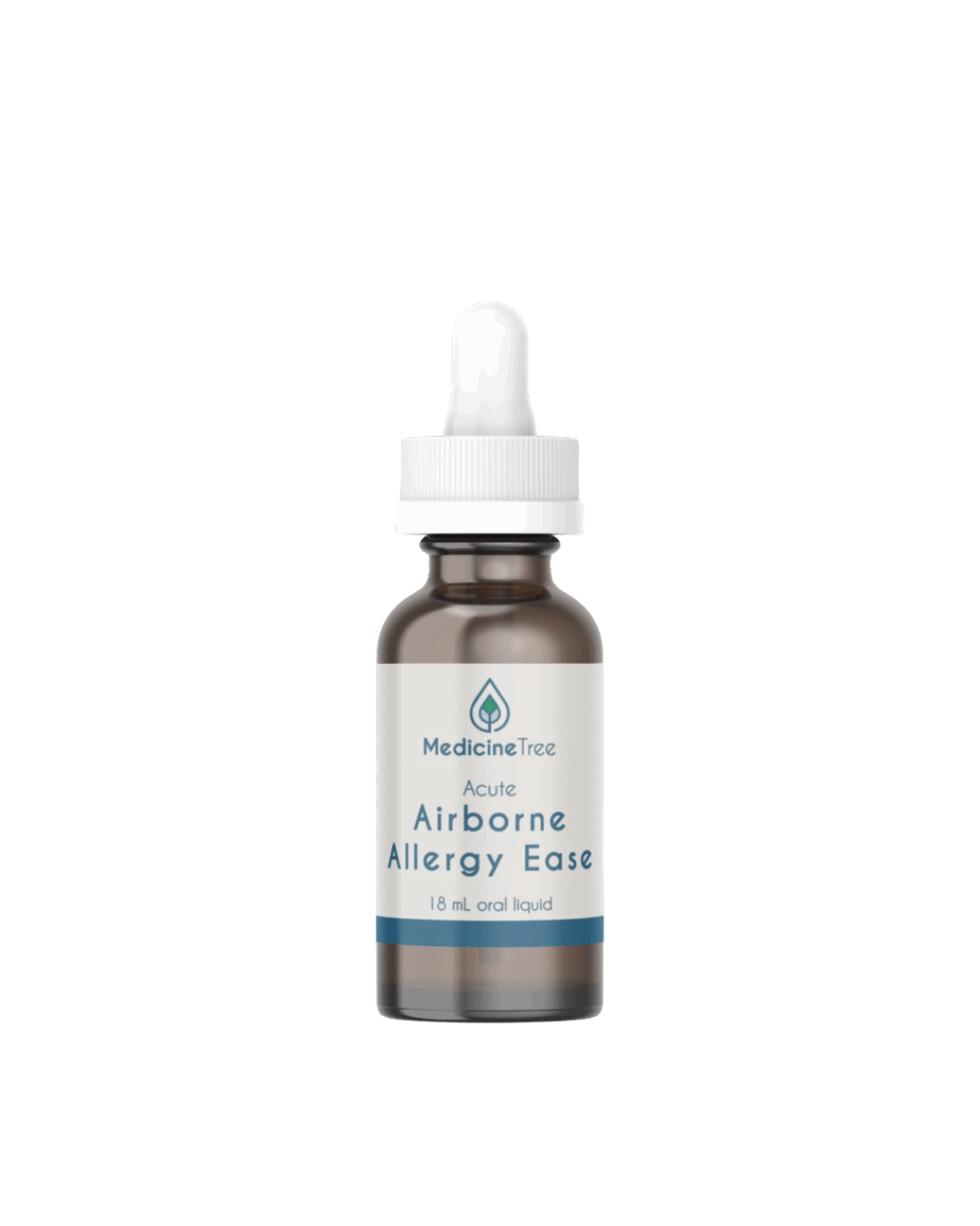 A supplement container of Acute Airborne Allergy Ease by Medicine Tree