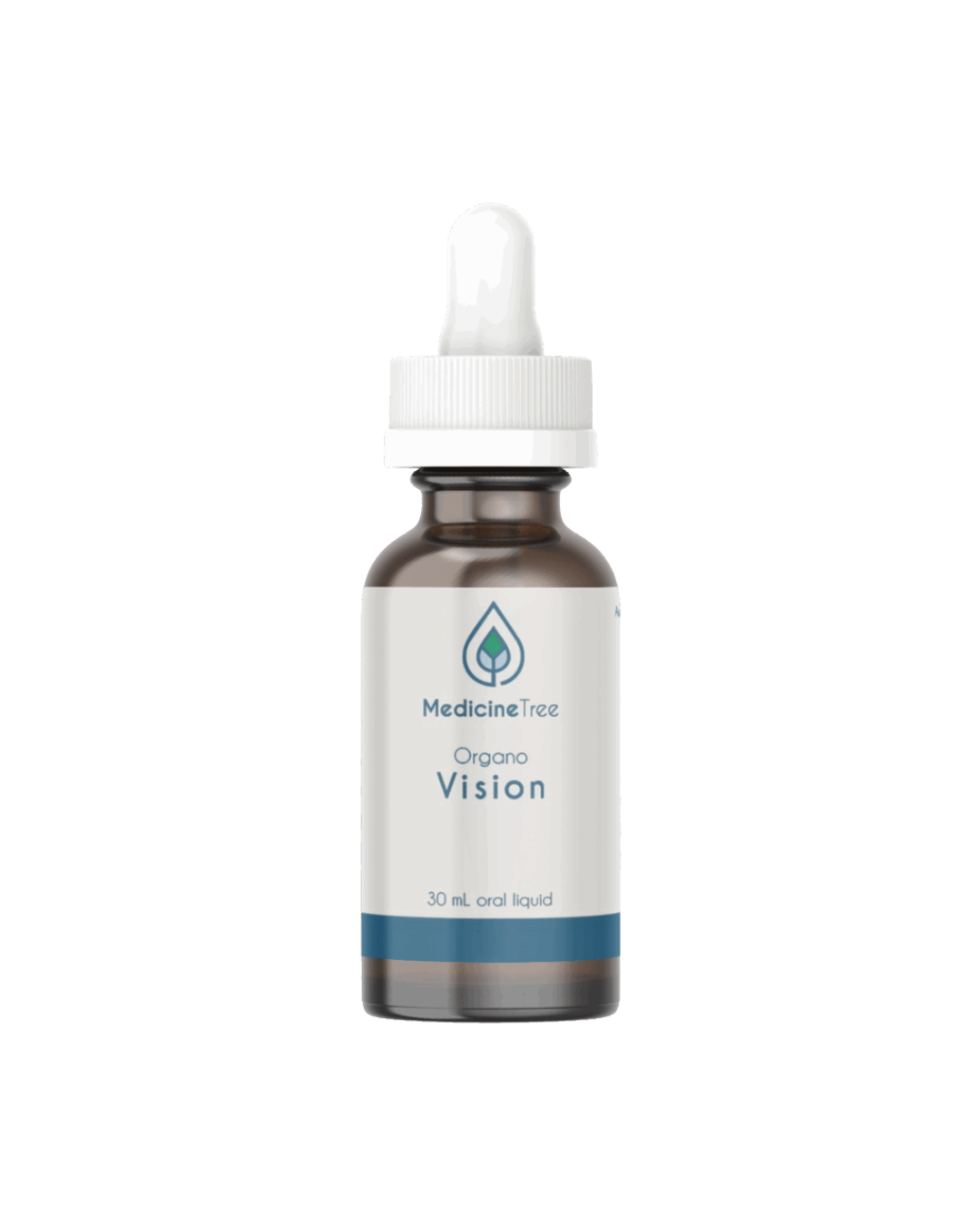 A supplement container of Organo Vision by Medicine Tree