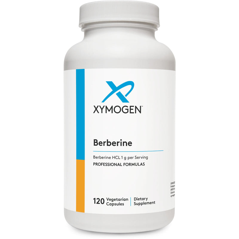 A Supplement container with the name Berberine y Xymogen