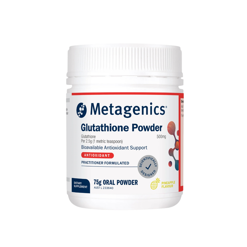 A product called Glutathione Powder by Metagenics.