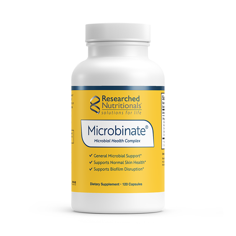 A supplement called Microbinate by Researched Nutritionals.