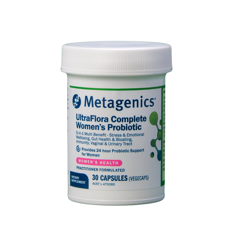 A supplement called Ultra Flora Complete Women's Probiotic by Metagenics.