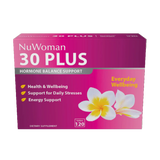 A Supplement container with the name 30 Plus   Hormone Balance Support (1200 Tabs) by NuWoman.