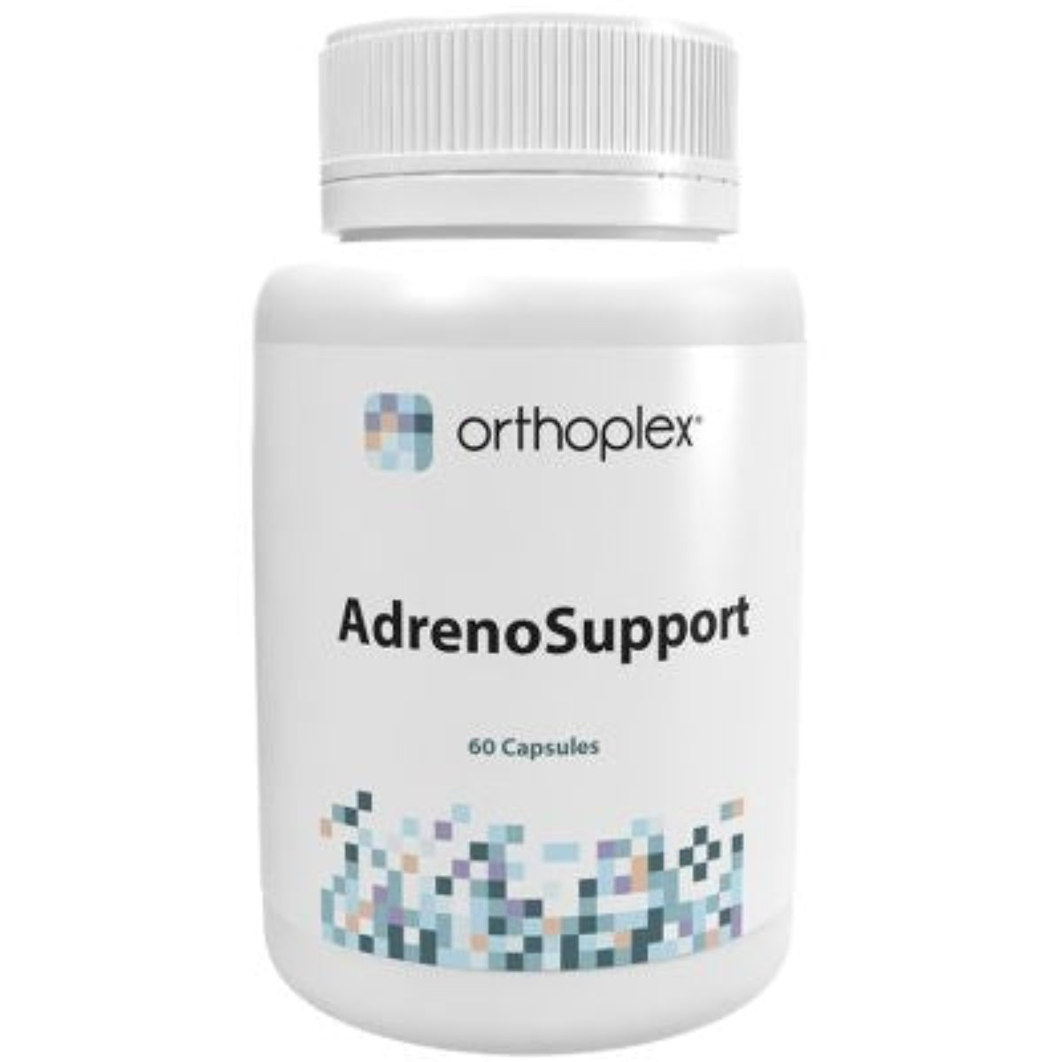 A Supplement container with the name AdreoSupport (60 caps) by Orthoplex