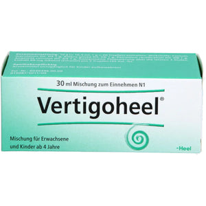 A supplement container of Vertigoheel Drops (30ml) by Heel