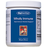 A Supplement container with the name Wholly Immune by Allergy Research Group.