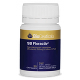 A Supplement container with the name SB Floractiv (30 Caps) by BioCeuticals.
