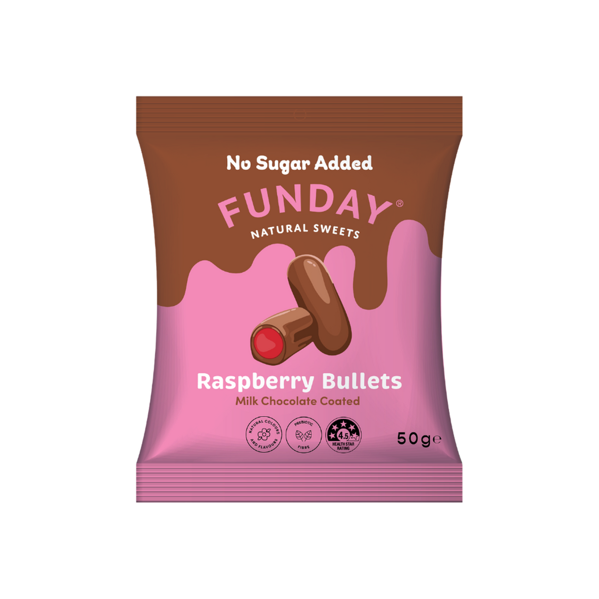 Milk Chocolate Raspberry Bullets