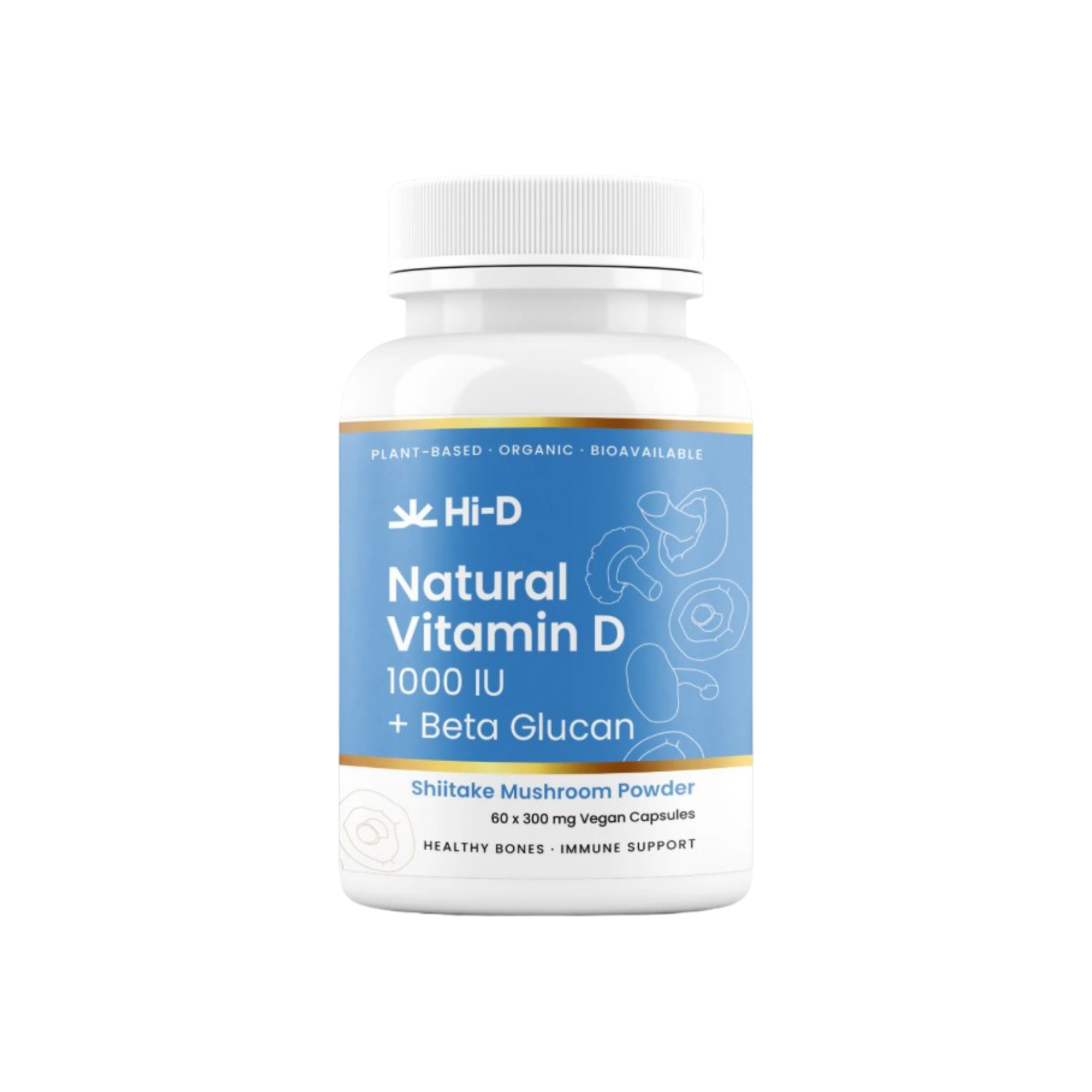Natural Vitamin D 1000IU + Beta-Glucan
