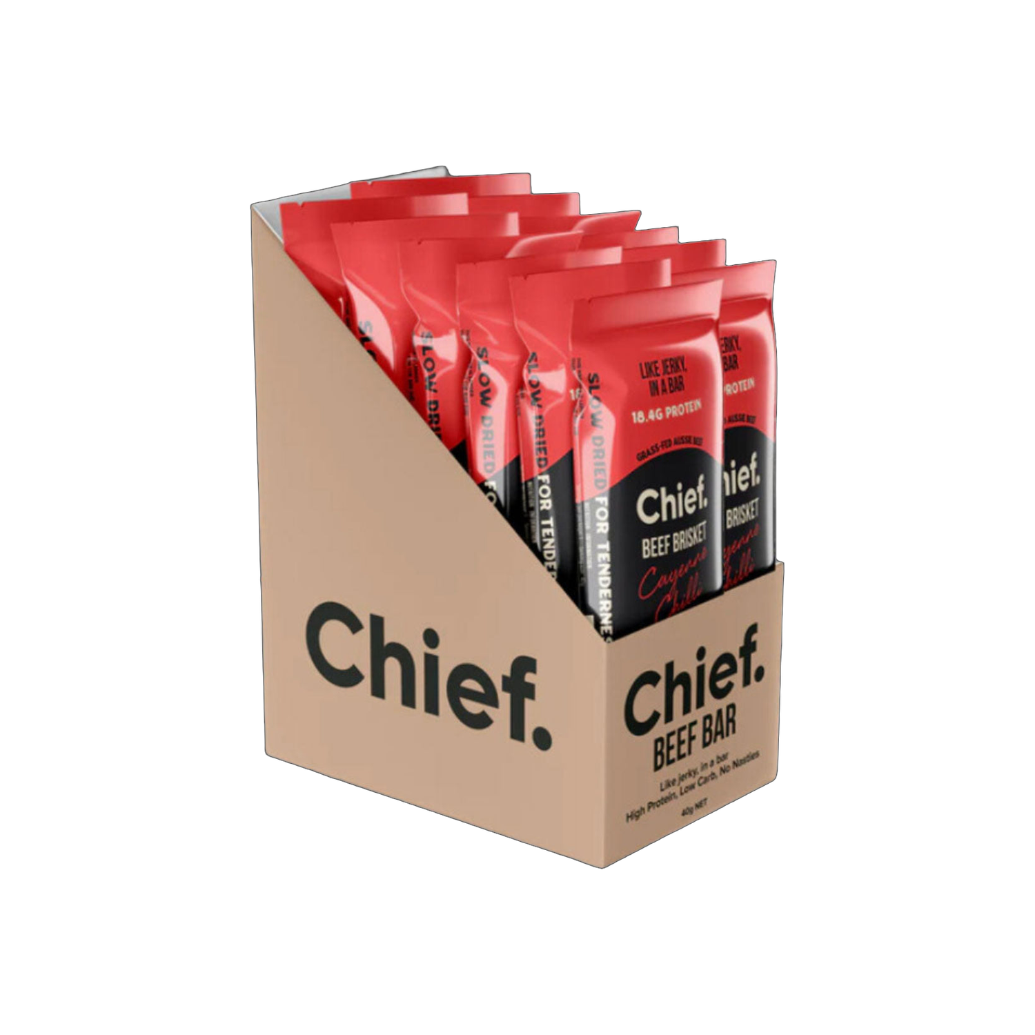 Chief Beef Brisket Bar Range (Boxes of 12)