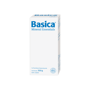 A supplement container of Basica Mineral Essentials by Bio-Practica