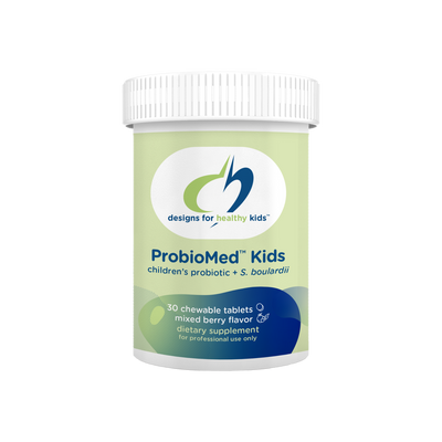 A supplement container of ProbioMed Kids by Designs for Health - USA