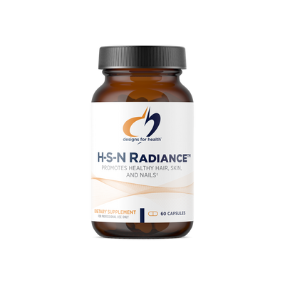 A supplement container of H-S-N Radiance™ by Designs for Health - USA