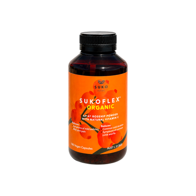 A supplement container of SUKOFlex 180 caps by Suko Nordic (Retail)