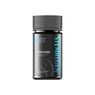 A supplement container of Release by Stemregen (Retail)