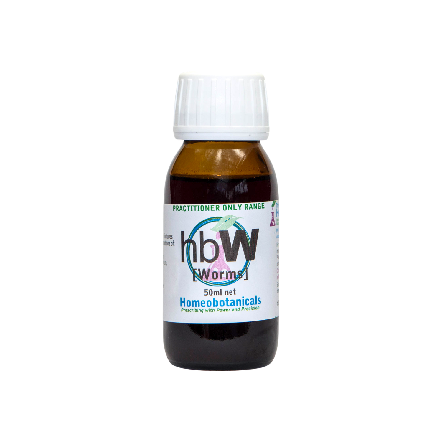 A supplement container of hbW (Worms) 50ml by Homeobotanicals