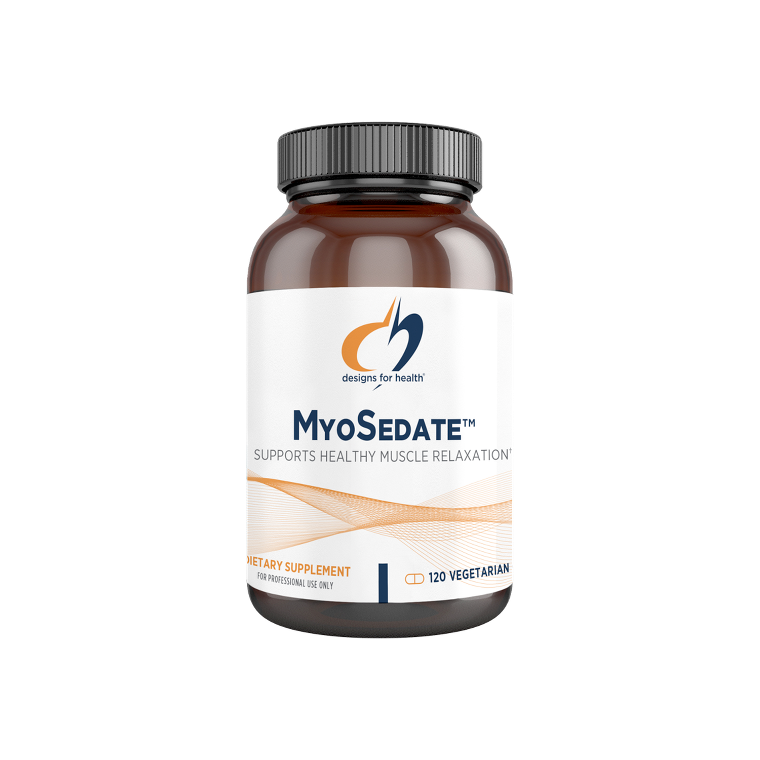 A supplement container of MyoSedate by Designs for Health - USA