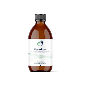 A supplement container of PerioPull™ (Mint) by Designs for Health - USA