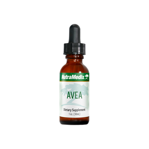 A supplement container of Avea - Mood by NutraMedix