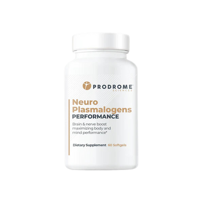 A supplement container of PlasmalogenN3™ (Formerly ProdromeNeuro™) by Prodrome