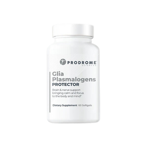 A supplement container of ProdromeGlia Plasmalogens 60SG by Prodrome
