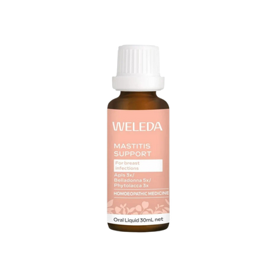 A supplement container of Mastitis Support by Weleda
