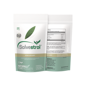 A supplement container of Salvestrol® Platinum ( (500mg 60's) by Salvacare