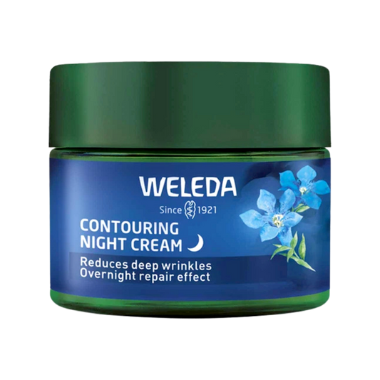 A supplement container of Contouring Day Cream - Blue Gentian & Edelweiss by Weleda