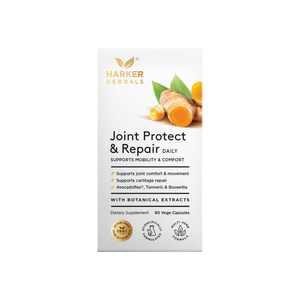 A supplement container of Joint Protect & Repair by Harker Herbals