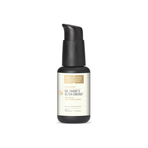 A supplement container of Ultra Energy - Liposomal by Quicksilver