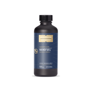 A supplement container of NanoFuel™ by Quicksilver