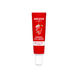 A supplement container of Firming Eye Cream (Pomegranate) by Weleda