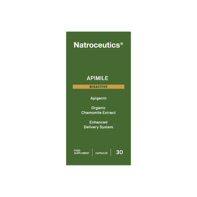 A supplement container of Apimile BioActive by Natroceutics