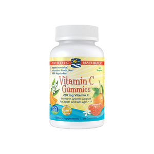 A supplement container of Vitamin C Gummies by Nordic Naturals