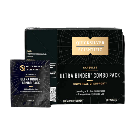 A supplement container of Ultra Binder Combo Pack by Quicksilver