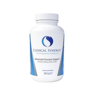 Image of clinical synergy professional formulas advanced glucose support promotes health glucose levels dietary supplement 90 vegetarian capsules 