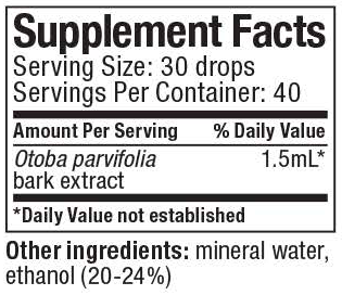 Supplement facts for Banderol - Microbial Defence