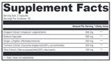 Supplement facts for Candicidal