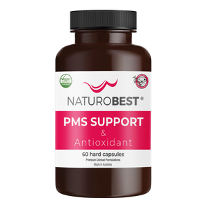 An image of a supplement called PMS Support & Antioxident