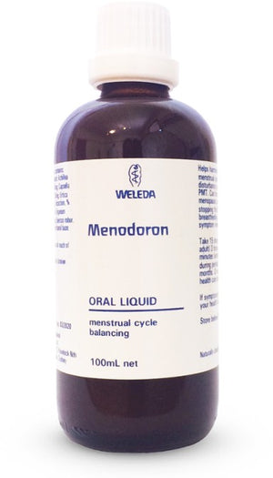 A supplement container of Menodoron, 100ml by Weleda
