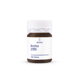 A supplement container of Arnica 200c tablets by Weleda