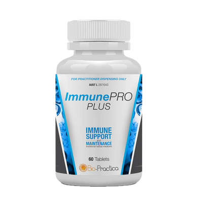 A Supplement container with the name ImmunePro Plus by Bio-Practica.