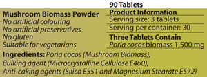 Supplement facts for Poria-MRL 90T