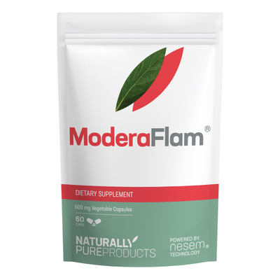 A supplement container of Moderaflam 60s by Salvacare