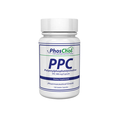A supplement container of PhosChol Gel Capsules by Nutrasal